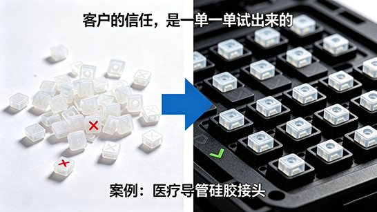 客户的信任，是一单一单试出来的