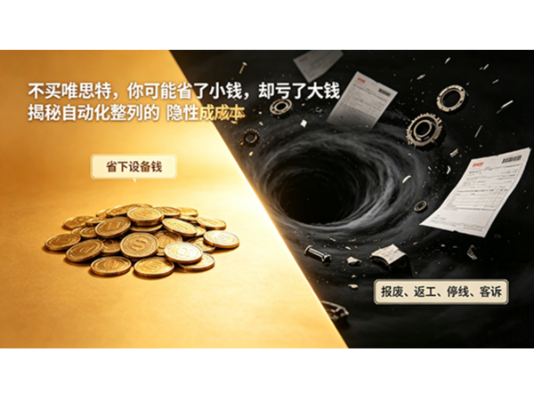 “不买唯思特，你可能省了小钱，却亏了大钱”：揭秘自动化整列的“隐性成本”黑洞