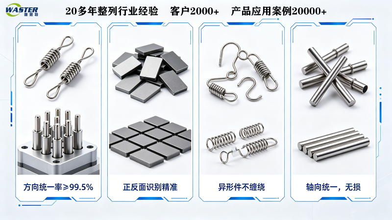 典型零件排列效果对比图