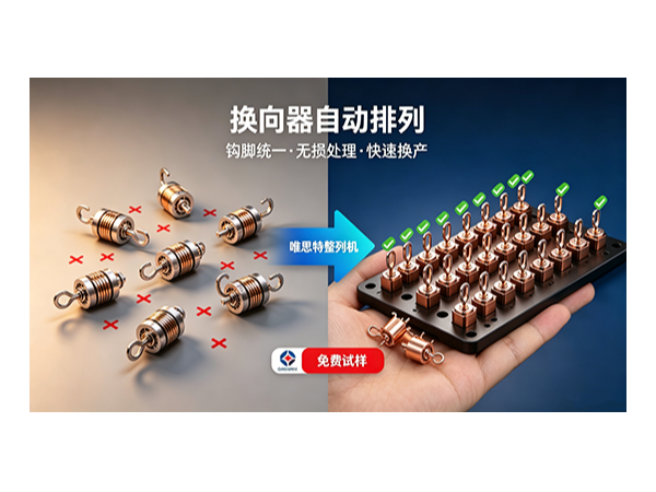 唯思特整列机：换向器自动化精密排列与供料解决方案